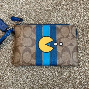 Coach x Pac-man wristlet